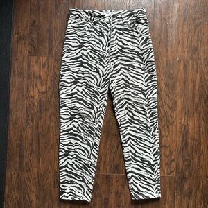Mango Zebra jeans